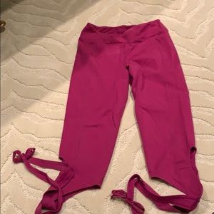 Free People cropped leggings with toes